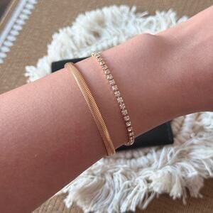Gold Crystal Bracelet